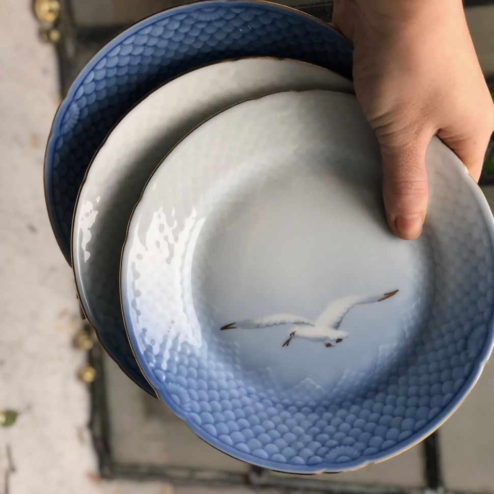 Тарелка Чайка  B&G фарфор Дания 16 см