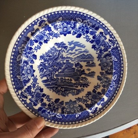 Тарелка миска синяя Woods&sons Seaforth