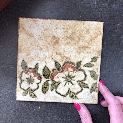 Плитка изразец Цветы Испания