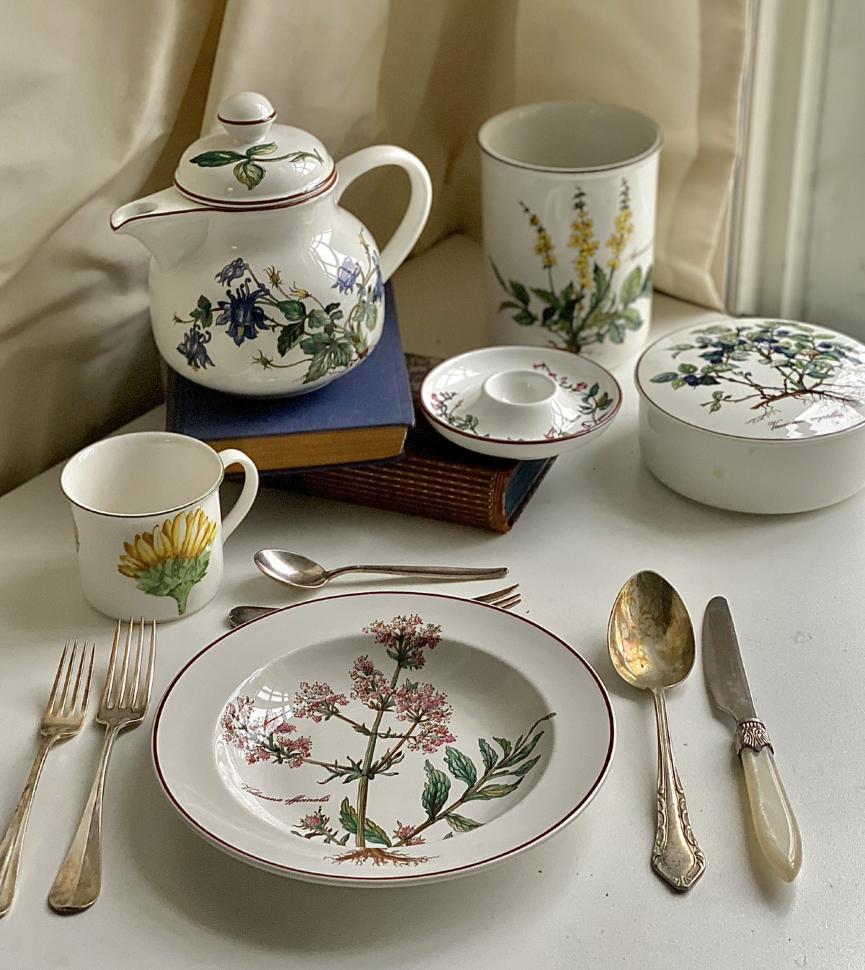 Тарелка глубокая Botanica Valeriana officinalis ВиллеройБох 22 см 2 категория