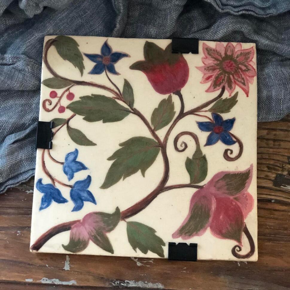 Плитка керамика 20х20 см ручная роспись