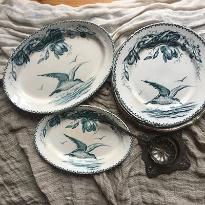 Блюдо малое 24,5х17 см Чайка Tårna Goteborg 120 лет