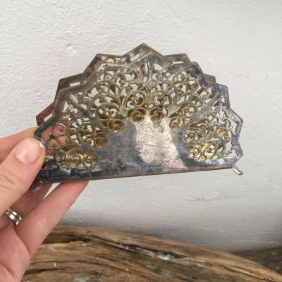 Салфетница ажурная 13,5 см