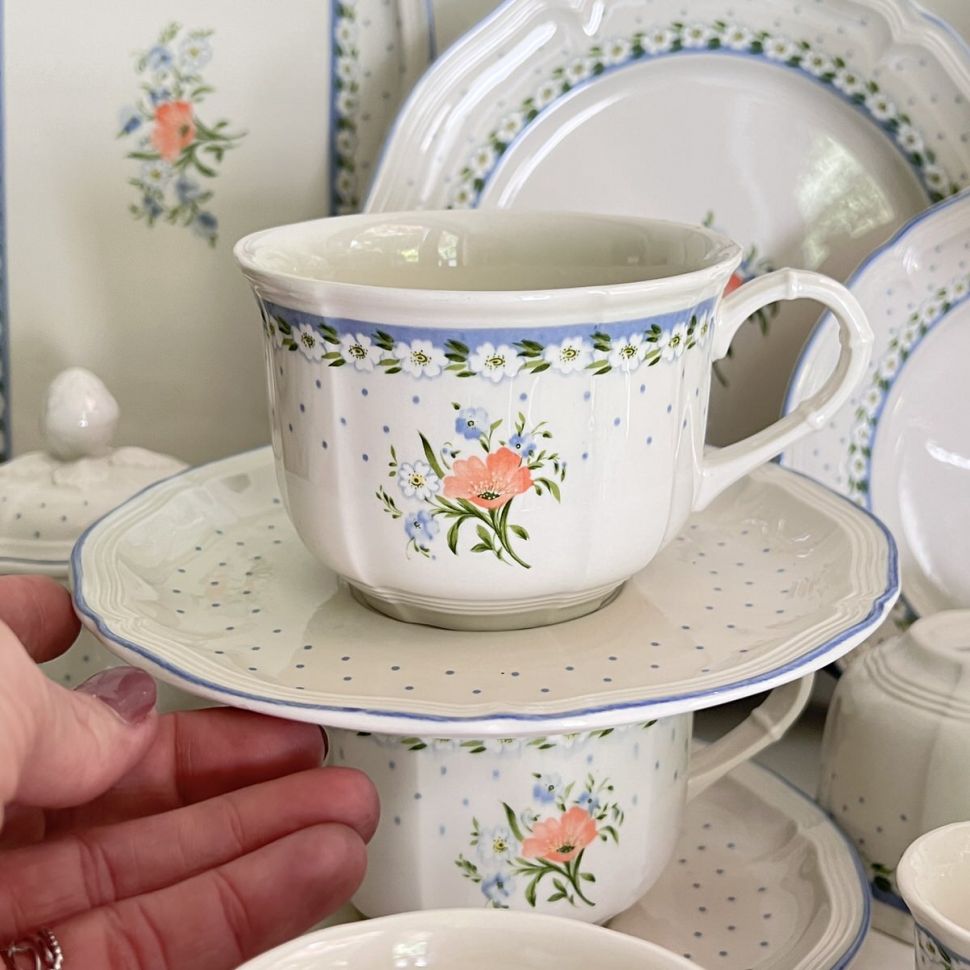 Чайная пара Romantica ВиллеройБох 320 мл фарфор Германия