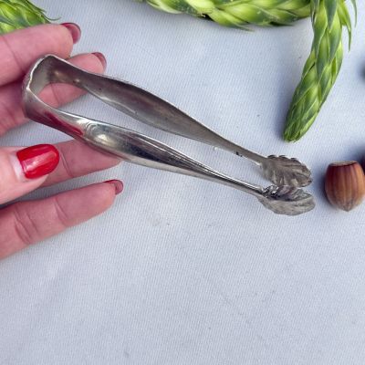 Щипцы для льда и сахара 12 см сталь