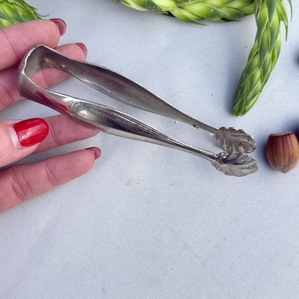 Щипцы для льда и сахара 12 см сталь