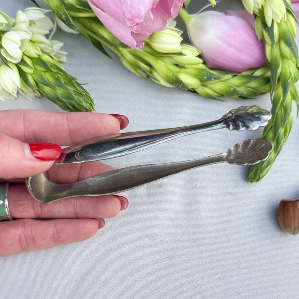 Щипцы для льда и сахара 12 см сталь