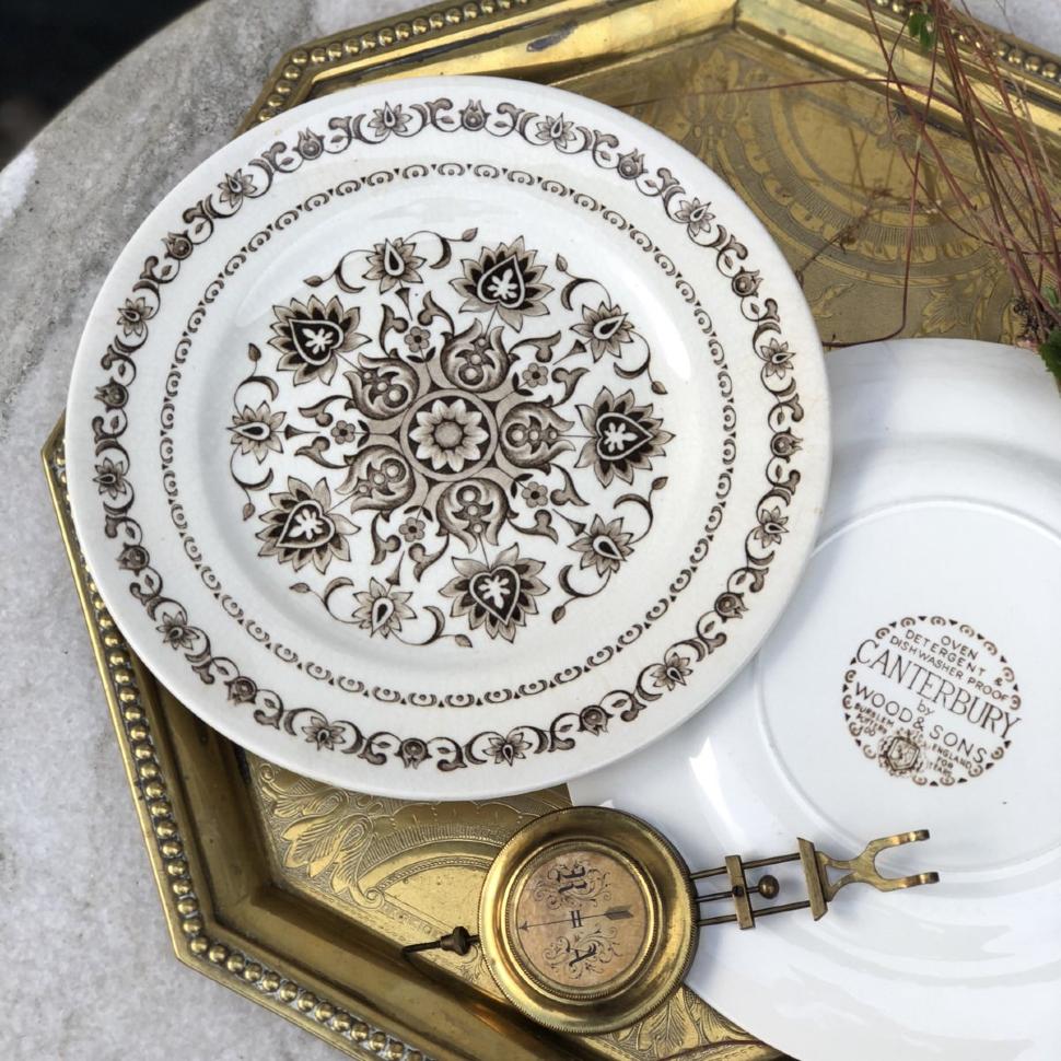 Тарелка Wood&Sons Canterbury 23 см 1970-е