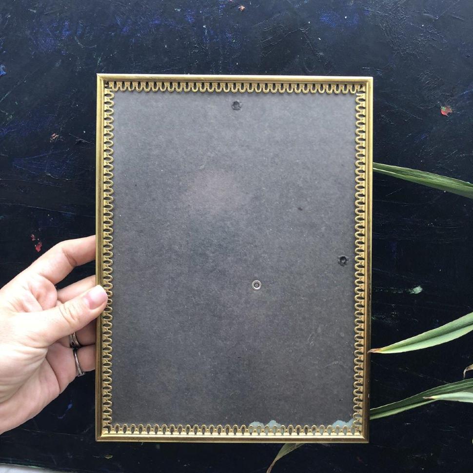 Рамка латунь