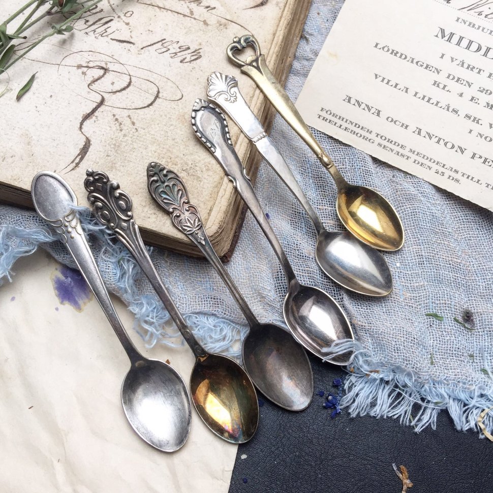 Набор 6ти ложек кофейных коллекционных 4