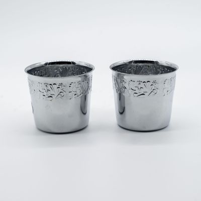 Стакан никель-хром Швеция, набор 2 штуки