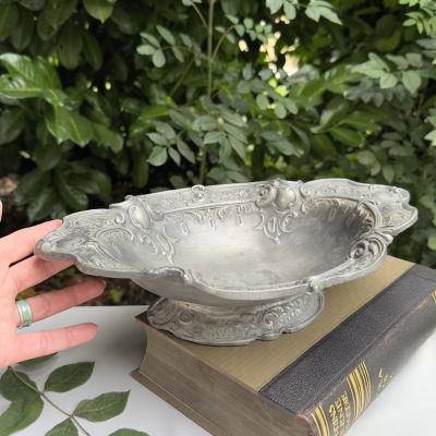 Фруктовница 32 см олово Франция 