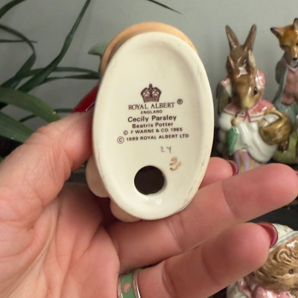 Статуэтка Beatrix Potter Cecily Parsley Англия