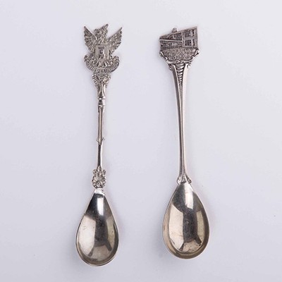 Ложка кофейная с гербом набор 2 шт. сталь