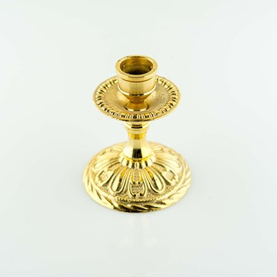 Подсвечник метал с позолотой