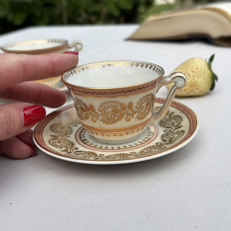 Кофейная пара Limoges Raynaud&Co 60 мл фарфор Франция 