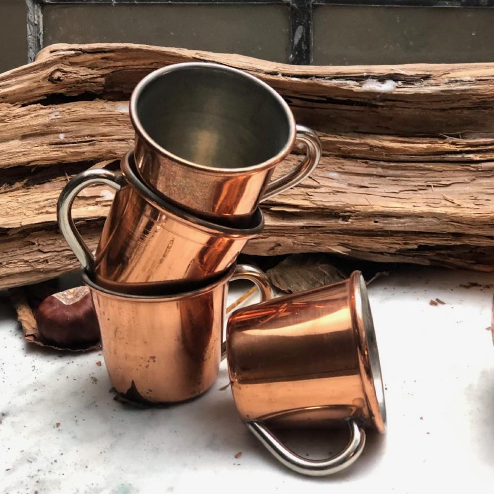 Чашка кофейная медь 100 мл