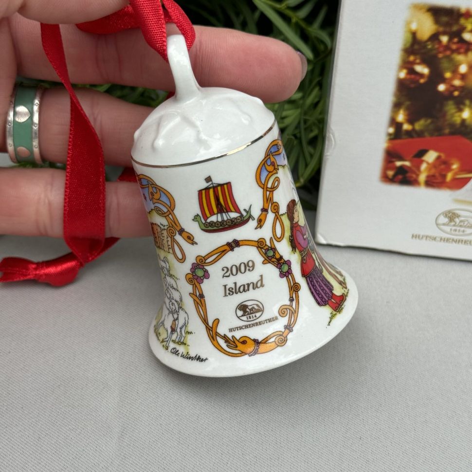 Колокольчик рождественский 2009 Hutschenreuther Германия
