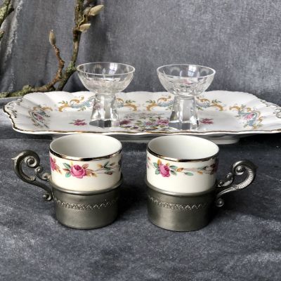 Кофейная кружка Sebring в подстаканнике олово