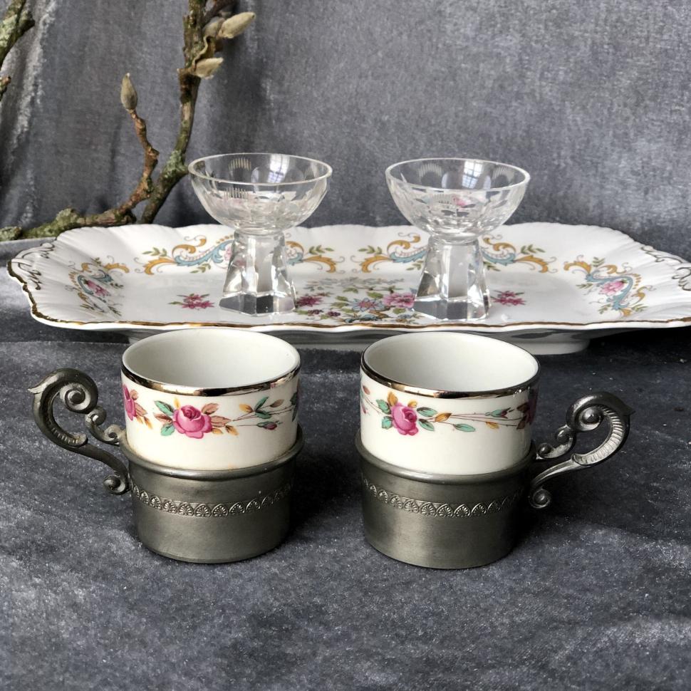 Кофейная кружка Sebring в подстаканнике олово