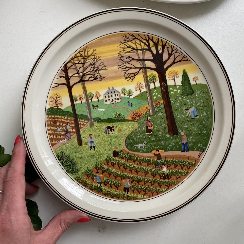 Тарелка 23 см Naif The Four Seasons №3 ВиллеройБох