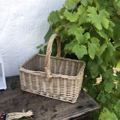 Корзина для пикника плетеная