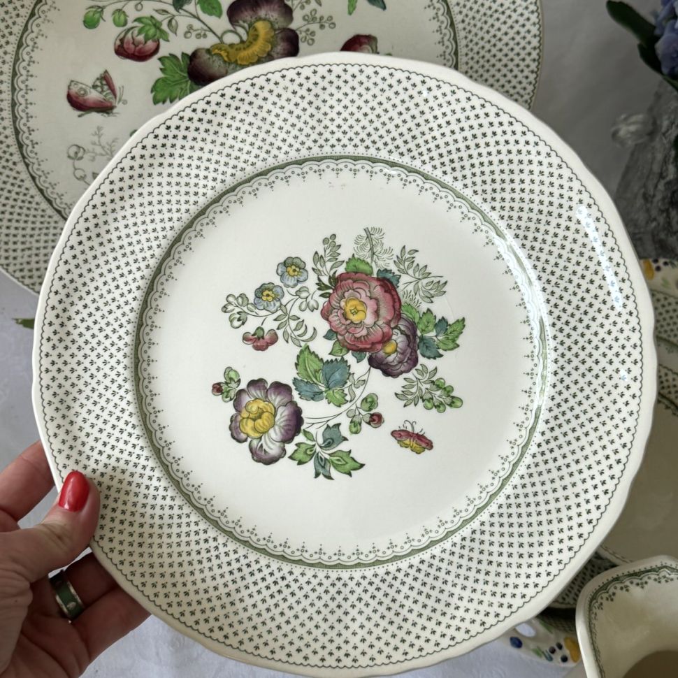 Тарелка Mason's Paynsley Green 20 см Англия