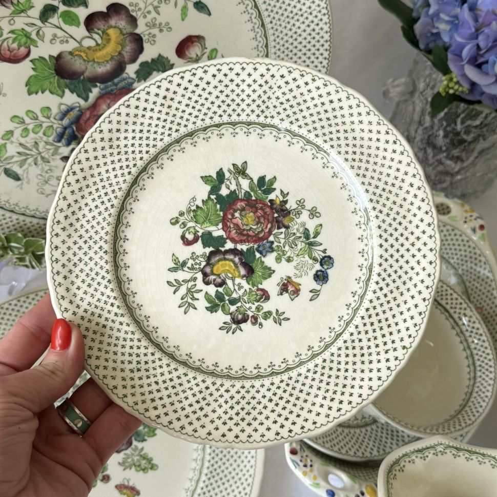 Тарелка Mason's Paynsley Green 20 см Англия