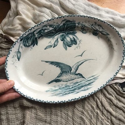 Блюдо Чайка Tårna Goteborg 30 см фарфор 120 лет