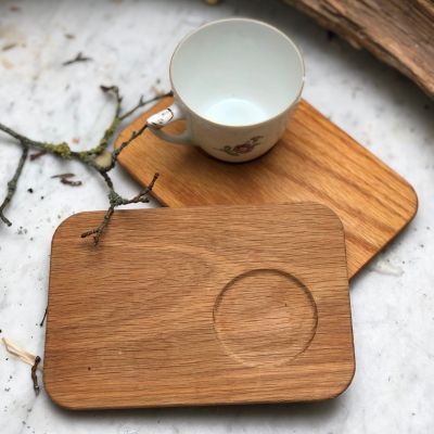 Подставка под чашку, дерево