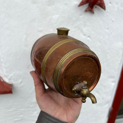 Бочонок для напитков 800 мл медь