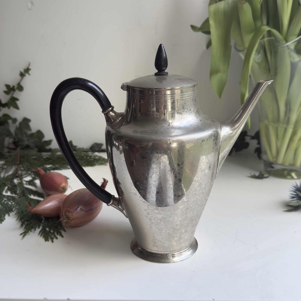 Чайник кофейник 1,2 л J. N. Daalderop&Zonen серебрение