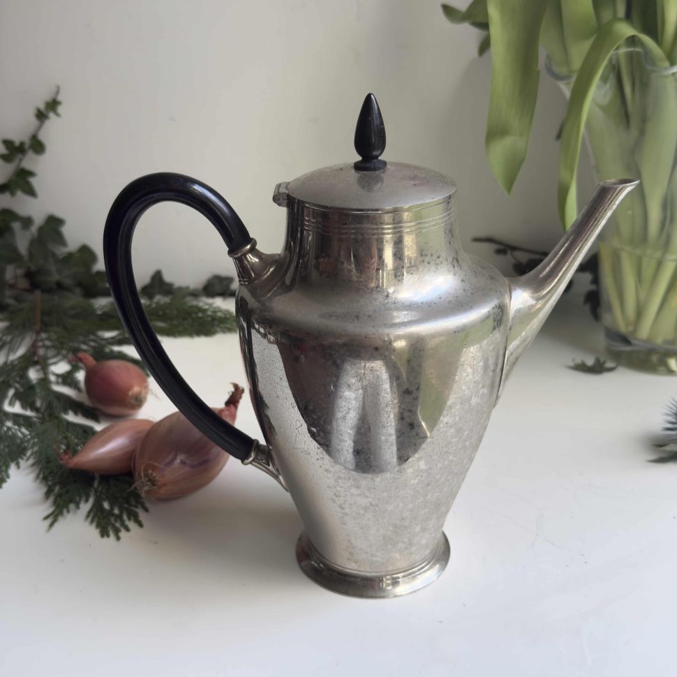 Чайник кофейник 1,2 л J. N. Daalderop&Zonen серебрение