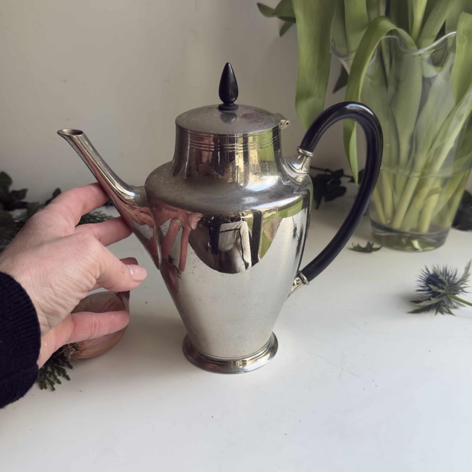 Чайник кофейник 1,2 л J. N. Daalderop&Zonen серебрение
