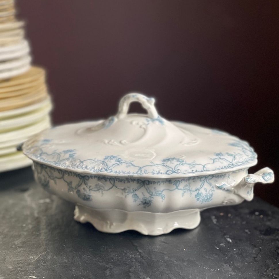 Террин супница Furnivals Ltd. Denton 1,3 л фарфор Англия уценка