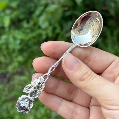 Ложка чайная Хильдесхаймская роза 11 см серебрение