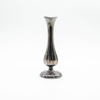 Ваза вытянутая малая, мельхиор
