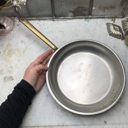 Сковорода 25 см медь латунь сталь