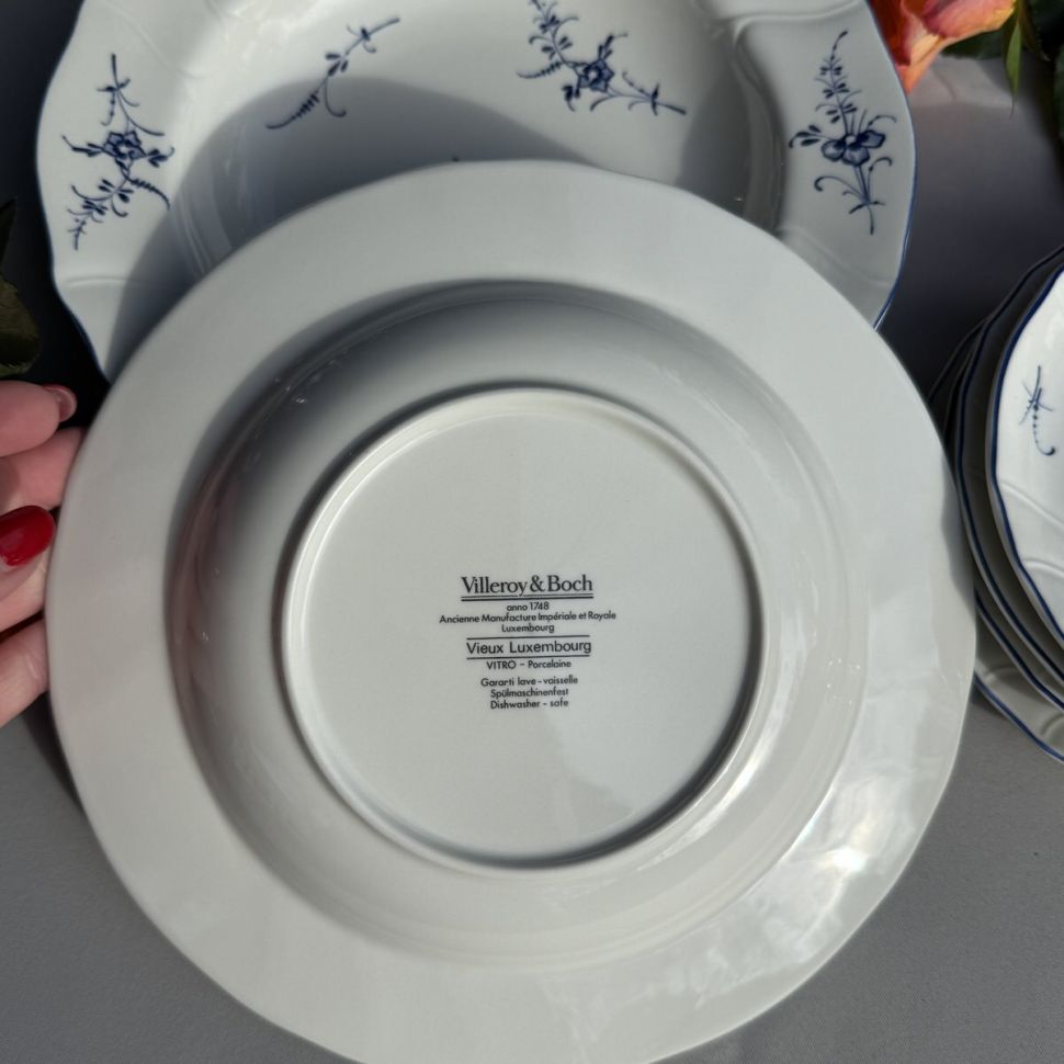 Тарелка глубокая Vieux Luxembourg 23 см ВиллеройБох