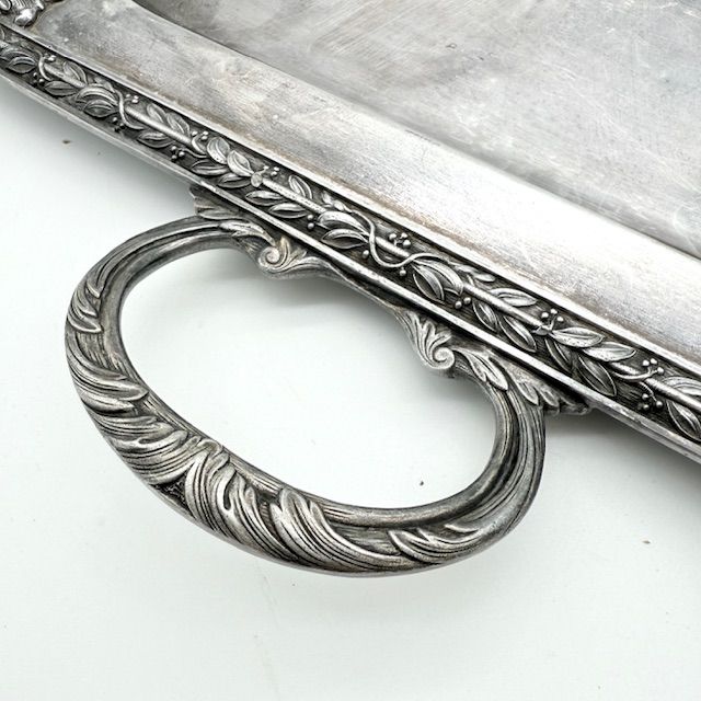 Поднос 57 см мельхиор Франция 