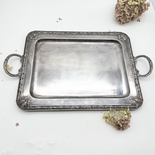 Поднос 57 см мельхиор Франция 