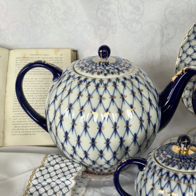  Чайник 2,15 л ЛФЗ Кобальтовая сетка