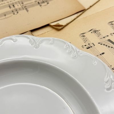 Тарелка глубокая Rosenthal Monbijou белый 23 см Германия