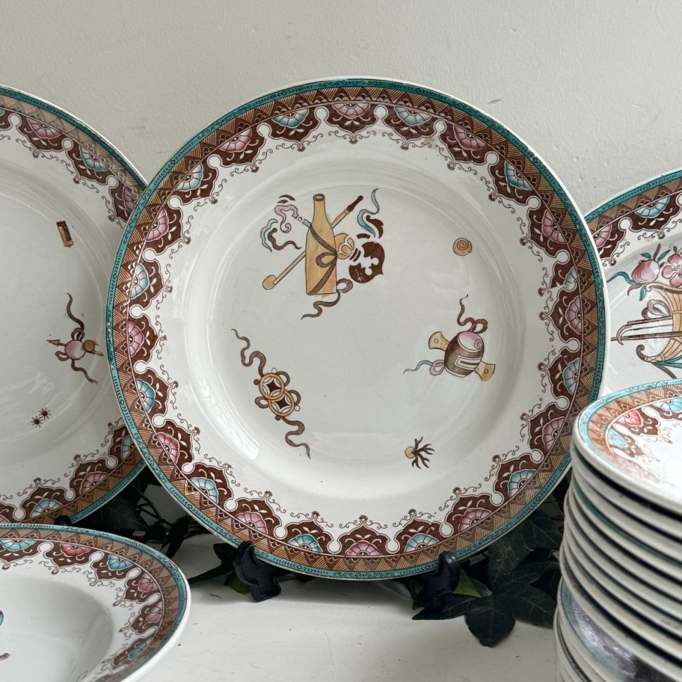 Блюдо Sarreguemines Chinois 26 см Франция