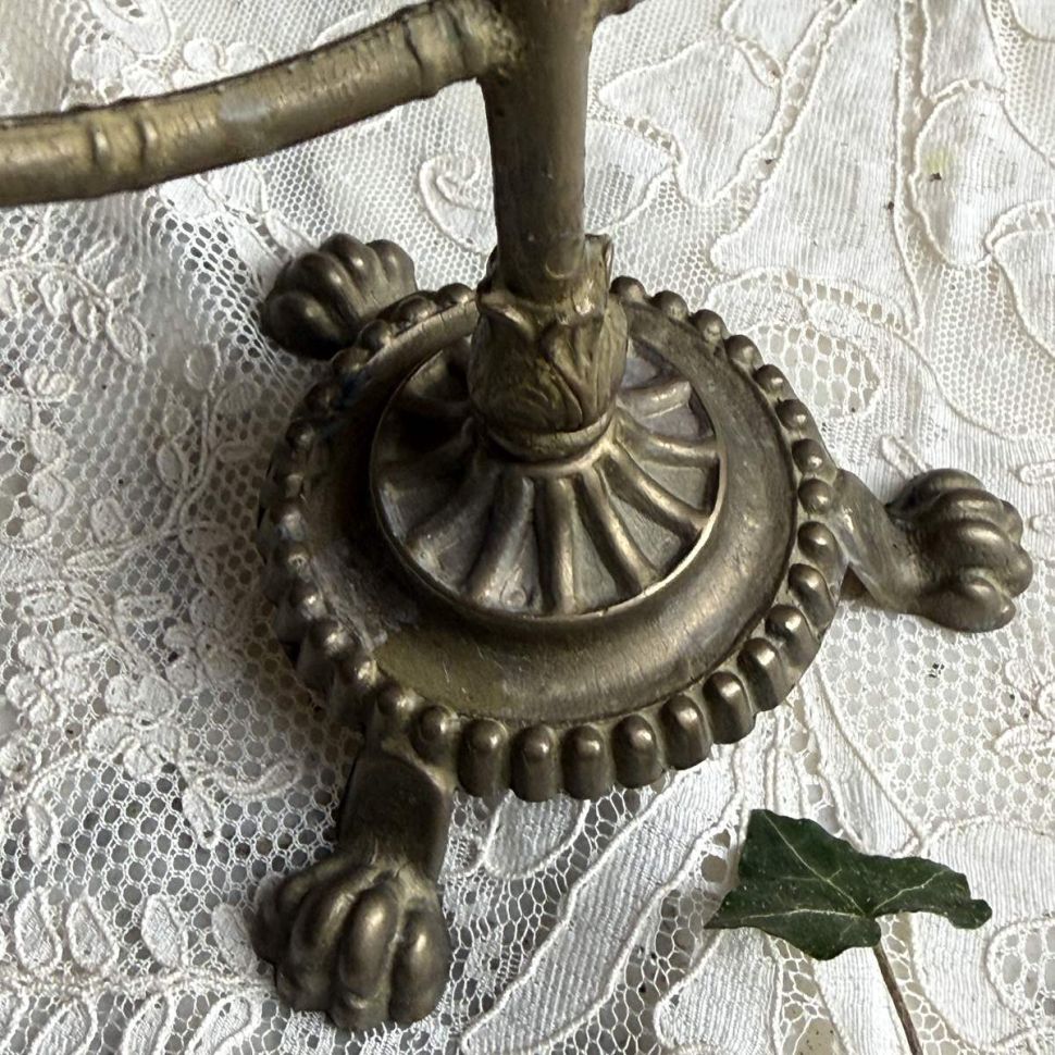 Менора для Хануки 18 см латунь 