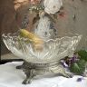 Ваза фруктовница конфетница 21 см хрусталь Франция