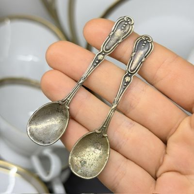 Ложка для соли 7 см серебрение