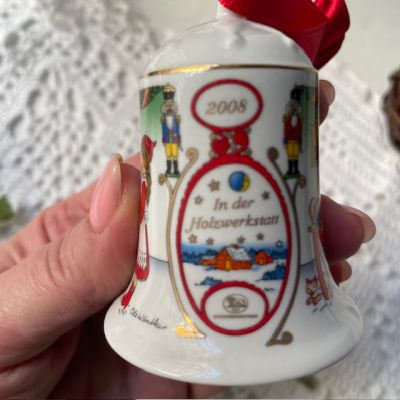 Колокольчик рождественский 2008 Hutschenreuther Германия