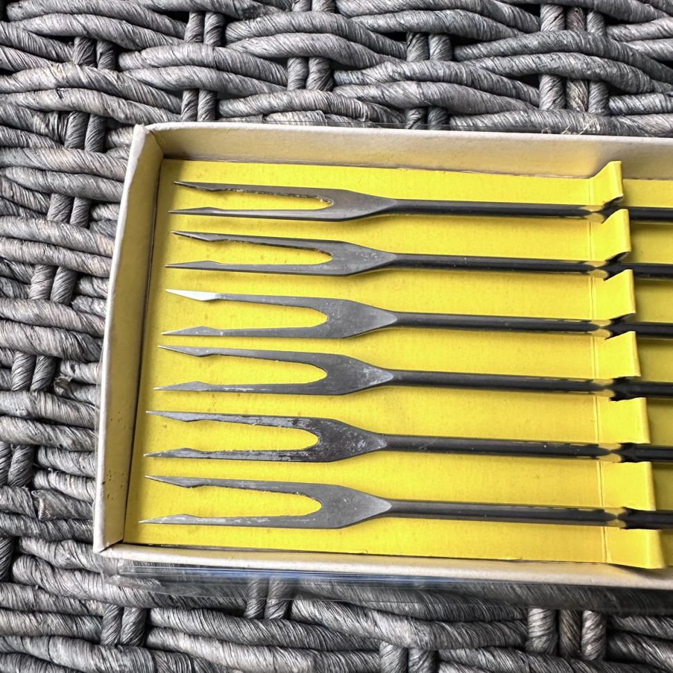 Вилка для фондю 28 см набор 6 шт сталь 