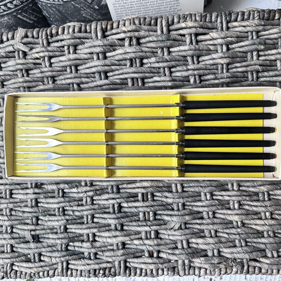 Вилка для фондю 28 см набор 6 шт сталь 